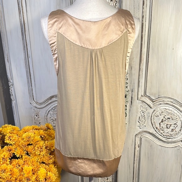 Andersen & Lauth Tan Sequin Embellished Tank Top - Picture 7 of 9